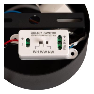 Lucide CALINA - Pendant light - Ø 9,9 cm - LED Dim. - CCT - 1x7W 2200K/3300K - With replaceable LED module - Black - Premium